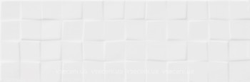 Фото Cersanit плитка настенная Simple Art Cubes White Structure 20x60
