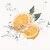 Фото Opoczno декор-панно Water Sparkles Orange 59.4x60 (комплект 2 шт)