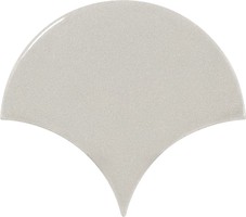 Фото Equipe Ceramicas плитка настенная Scale Fan Light Grey 10.6x12
