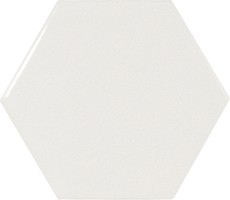 Фото Equipe Ceramicas плитка настенная Scale Hexagon White 10.7x12.4