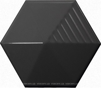 Фото Equipe Ceramicas плитка настенная Magical Umbrella Black 10.7x12.4
