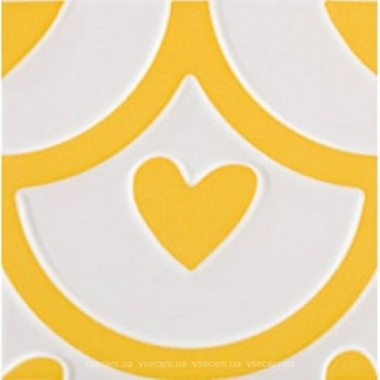 Фото Pamesa плитка настенная Agatha Coeur Amarillo 25x25
