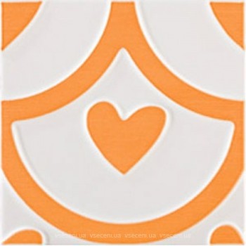 Фото Pamesa плитка настенная Agatha Coeur Naranja 25x25