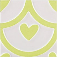 Фото Pamesa плитка настенная Agatha Coeur Pistacho 25x25