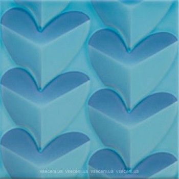 Фото Pamesa плитка настенная Agatha Mille Cuori Turquesa 25x25