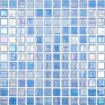 Фото Vidrepur мозаика Shell 552A Azure 31.5x31.5 (куб 2.5x2.5)