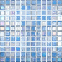 Фото Vidrepur мозаика Shell 552 Azure 31.5x31.5 (куб 2.5x2.5)