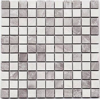 Фото Kotto Ceramica мозаика CM 3019 C2 Gray/White 30x30