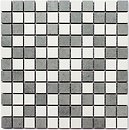 Фото Kotto Ceramica мозаика CM 3030 C2 Gray/White 30x30