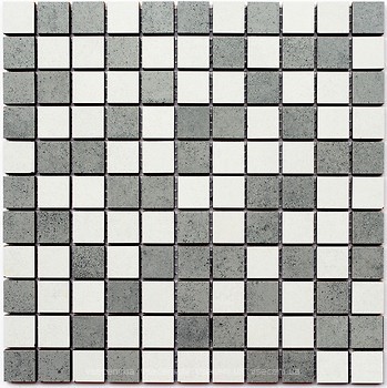 Фото Kotto Ceramica мозаика CM 3030 C2 Gray/White 30x30