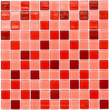 Фото Kotto Ceramica мозаика GM 4005 C3 Bordo D/Red M/Pink W 30x30