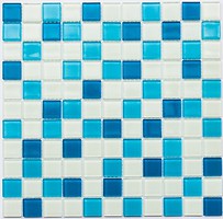 Фото Kotto Ceramica мозаика GM 4019 C3 Blue D/Blue M/White 30x30