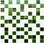 Фото Kotto Ceramica мозаика GM 4030 C3 Green D/Green M/White 30x30