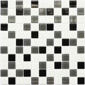 Фото Kotto Ceramica мозаика GM 4034 C3 Gray M/Gray W/White 30x30