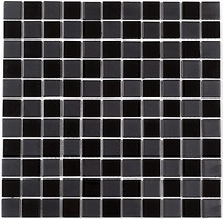 Фото Kotto Ceramica мозаика GM 4057 C2 Black Mat/Black 30x30