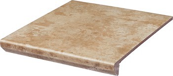 Фото Ceramika Paradyz ступень с капиносом Ilario Kapinos Stopnica Prosta Beige 30x33