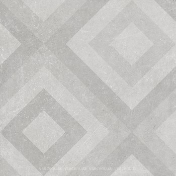 Фото Golden Tile декор Terragres Stonehenge Mod светло-серый 60x60 (44G540)