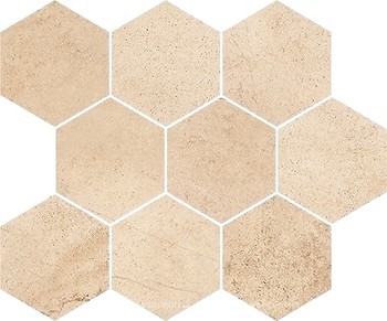 Фото Opoczno мозаика Sahara Desert Hexagon 28x33.7
