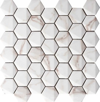 Фото Grespania мозаика Marmorea Hexagonal Calacata 30x30 (69HE-CA)