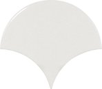 Фото Equipe Ceramicas плитка настенная Scale Fan White 10.6x12