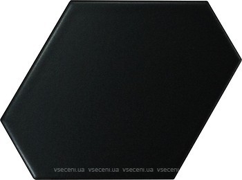 Фото Equipe Ceramicas плитка настенная Scale Benzene Black Matt 10.8x12.4