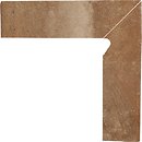 Фото Ceramika Paradyz цоколь Scandiano Rosso 8.1x30 правый