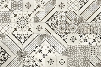 Фото Ragno ceramica набор декоров Tactile Decoro Memoria Titanio 40x120 (R6N3)