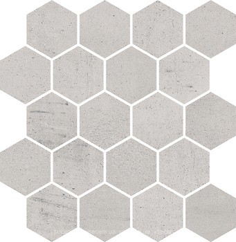 Фото My Way Paradyz мозаика Space Mozaika Hexagon Grys Mat 25.8x28