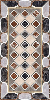 Фото Kerama Marazzi плитка напольная Композиция декорированная лаппатированная 119.5x238.5 (SG594002R)