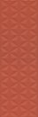 Фото Kerama Marazzi плитка настенная Диагональ структура красная обрезная 25x75 (12120R)