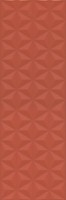Фото Kerama Marazzi плитка настенная Диагональ структура красная обрезная 25x75 (12120R)