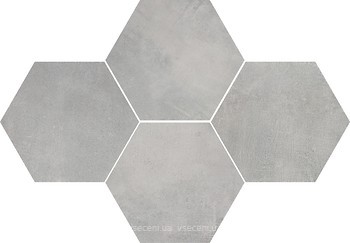 Фото Stargres мозаика Stark Mosaic Heksagon Grey 28.3x40.8