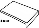 Фото Zeus Ceramica ступень с капиносом Allwood Brown прямая 15x34.5 (SZBXWU6RP)