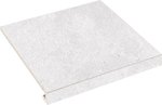 Фото Zeus Ceramica ступень угловая с капиносом Concrete Bianco правая 30x34.5 (SZRXRM1RC2)