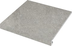 Фото Zeus Ceramica ступень угловая с капиносом Concrete Grigio левая 30x34.5 (SZRXRM8RC1)