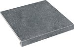 Фото Zeus Ceramica ступень угловая с капиносом Concrete Nero правая 30x34.5 (SZRXRM9RC2)