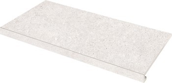 Фото Zeus Ceramica ступень с капиносом Concrete Bianco прямая 34.5x60 (SZRXRM1RR)
