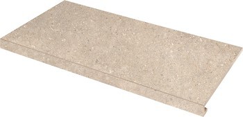 Фото Zeus Ceramica ступень с капиносом Concrete Sabbia прямая 34.5x60 (SZRXRM3RR)