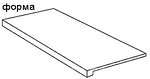 Фото Gresmanc ступень с капиносом Evolution Peldano Recto White Stone Anti-Slip 31.7x120