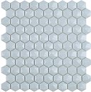 Фото Vidrepur мозаика Nordic Hexagon Light Blue Matt 925D 31.5x31.5