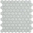 Фото Vidrepur мозаика Nordic Hexagon Light Grey Matt 909D 31.5x31.5