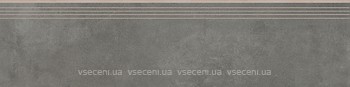 Фото Cerrad ступень Tassero Engraved Stair Grafit 29.7x119.7 (32228)