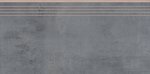 Фото Cerrad ступень Limeria Engraved Stair Steel 29.7x59.7 (32044)