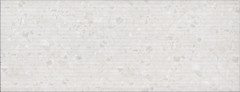 Фото Inter Cerama плитка настенная Techno светло-серая рельефная 23x60 (2360167071/Р)