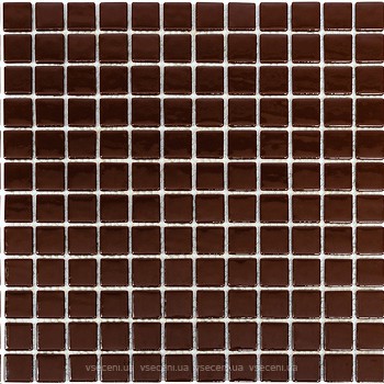 Фото AquaMo мозаика Monocolor Dark Brown 31.7x31.7 (MK25107)