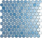 Фото Vidrepur мозаика Circle 6004C Dark Blue Br 30.1x31.3