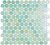Фото Vidrepur мозаика Circle 553C Crystal 30.1x31.3
