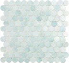 Фото Vidrepur мозаика Circle 573C Crystal Mint 30.1x31.3