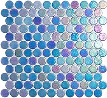 Фото Vidrepur мозаика Circle 555C Sapphire 30.1x31.3