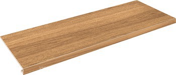 Фото Zeus Ceramica ступень с капиносом Ravello Walnut прямая 34.5x90 (SZBXRV3BRB)